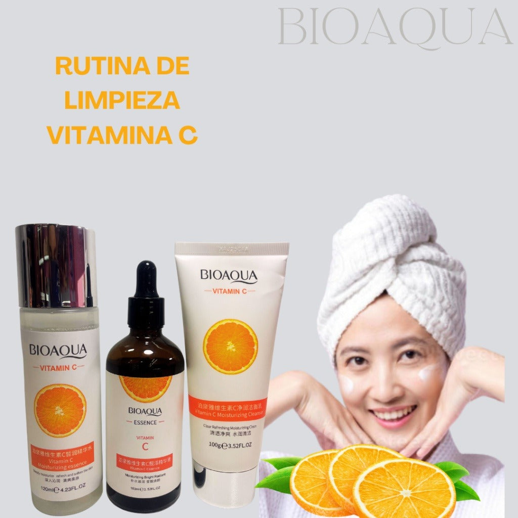 RUTINA DE LIMPIEZA VITAMINA C